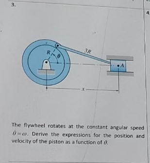 Speed/transfer Math Flywheel The flywheel rotates at the constant angular speed | Chegg.com