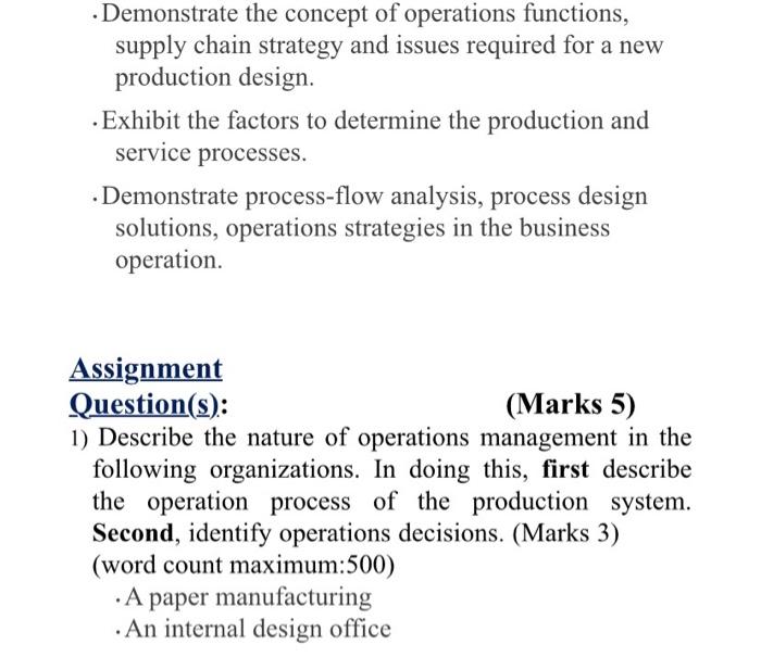 Solved . Demonstrate the concept of operations functions, | Chegg.com