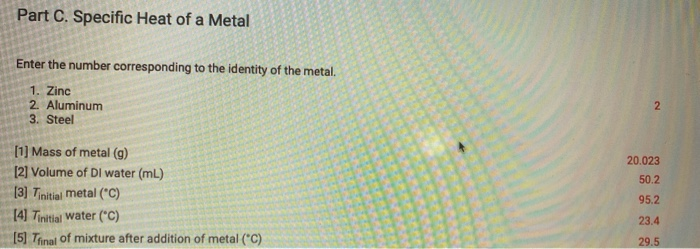 Solved Yes Part A. Heat of Neutralization Table 1. Heat of | Chegg.com