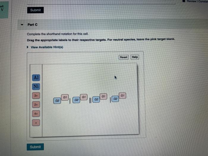 Solved A NickelAluminum Galvanic Cell Nickel and aluminum