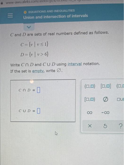 Solved www-awu.aleks.com/alekscgi/ EQUATIONS AND | Chegg.com