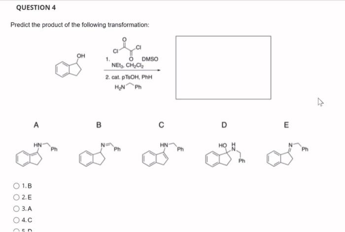 Solved Predict The Product Of The Following Transformation: | Chegg.com