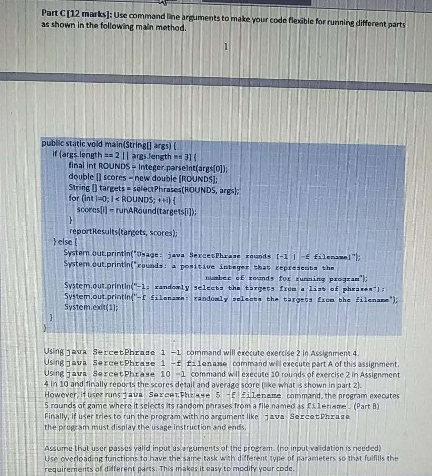 Solved Part A [12 marks]: The game in assignment 4 has | Chegg.com