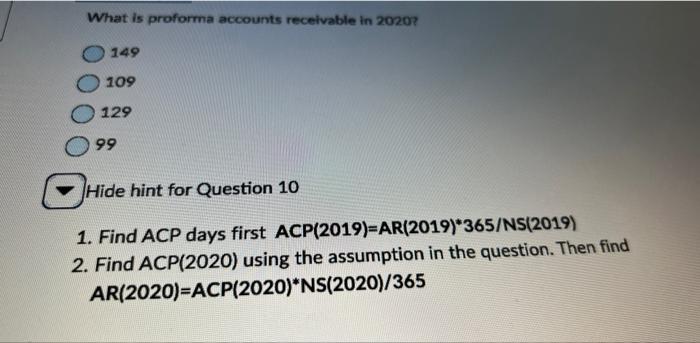 solved-what-is-proforma-accounts-receivable-in-2020-149-chegg