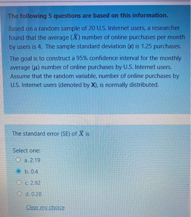 Solved The following 5 questions are based on this | Chegg.com
