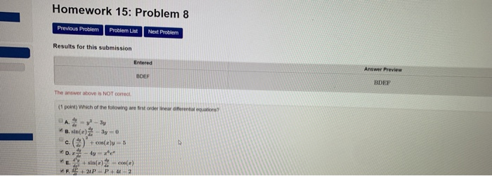 Solved Homework 15: Problem 8 Previous Problem Problem List | Chegg.com