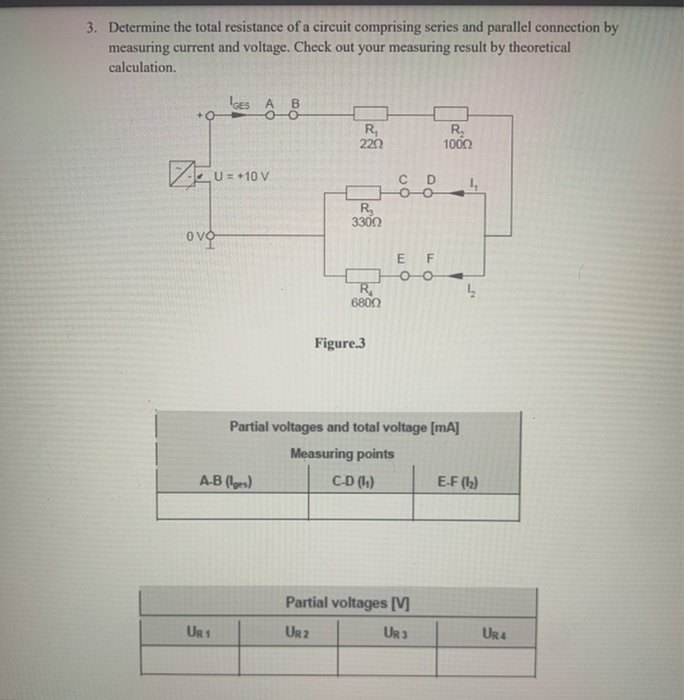Solved 1.Experment voltage and current division 2. | Chegg.com