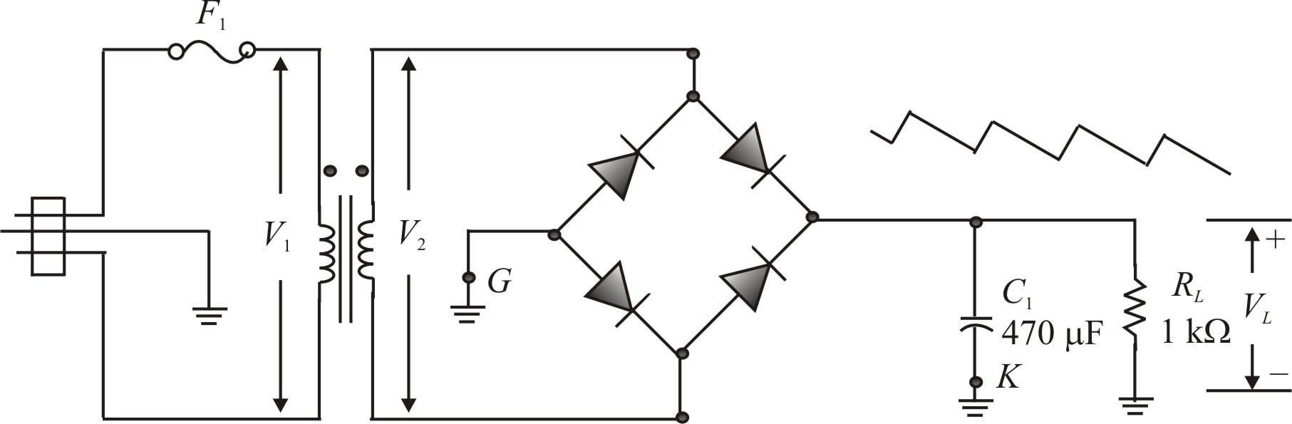 Solved Figure 448 shows a bridge rectifier circuit with normal c