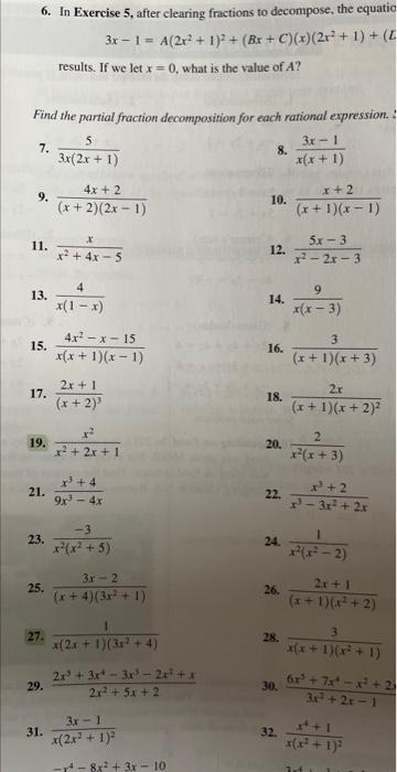 Solved 11 13 15 17 19 21 23 25 27 29 31 X X²