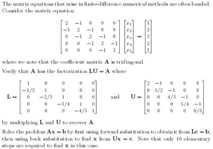 The matrix equations that arise in finite - | Chegg.com