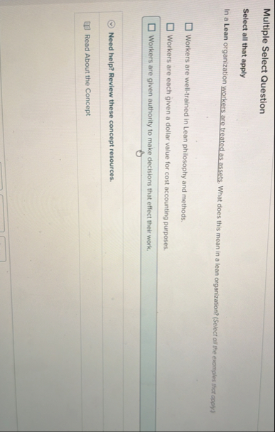 Solved Multiple Select QuestionSelect all that applyIn a | Chegg.com