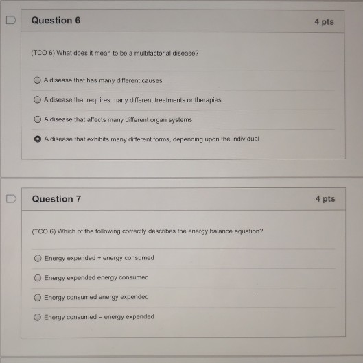 Solved Question 6 4 Pts (TCO 6) What Does It Mean To Be A | Chegg.com