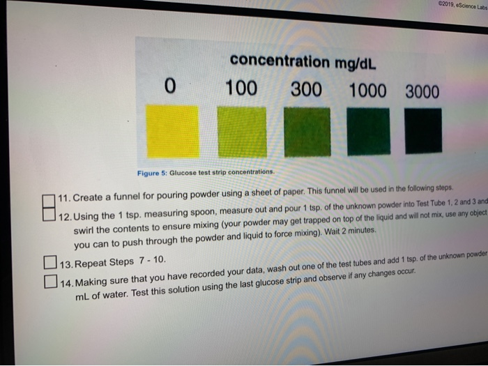 Experim Terminator Guest Testing For Glucose In Milk Chegg Com