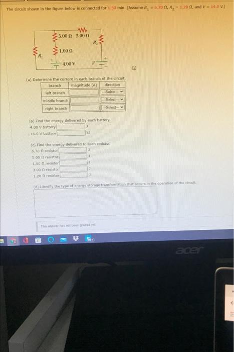 Solved The circuit shown in the figure below is connected | Chegg.com