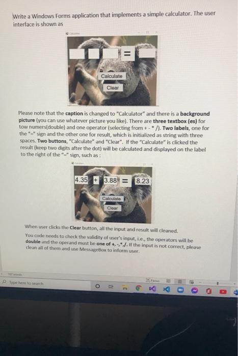 Solved could you please help me with this question with c# | Chegg.com