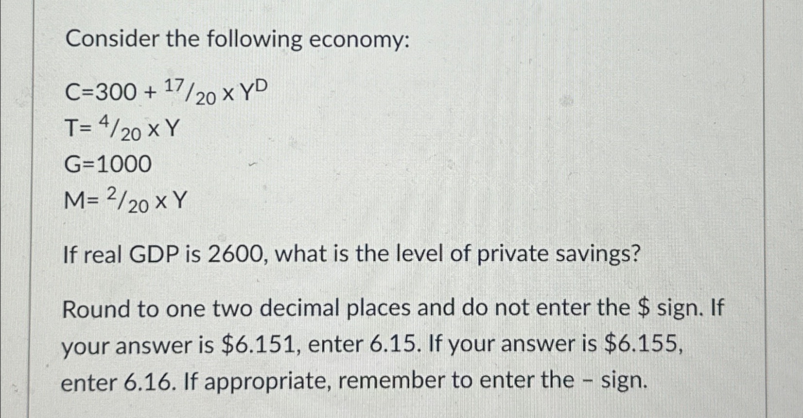 Solved Consider The Following | Chegg.com