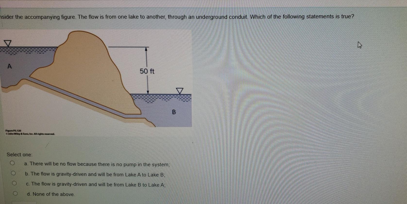 Solved sider the accompanying figure. The flow is from one | Chegg.com