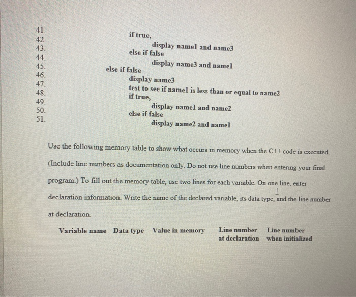 Solved 2. 3 4 S. 6. 7 8. 9. // Enter your name as a comment | Chegg.com