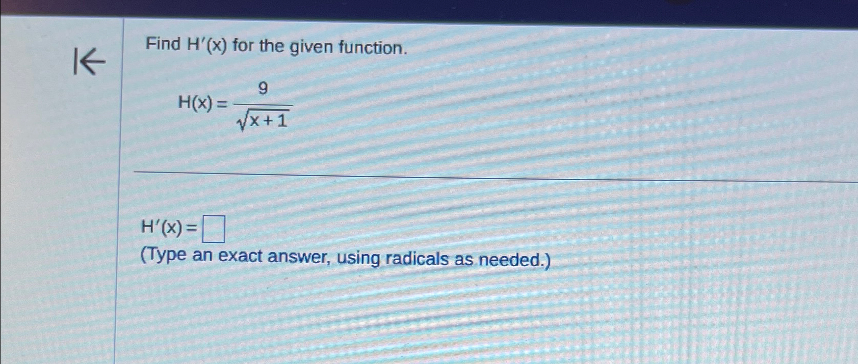 Solved Find H X ﻿for The Given