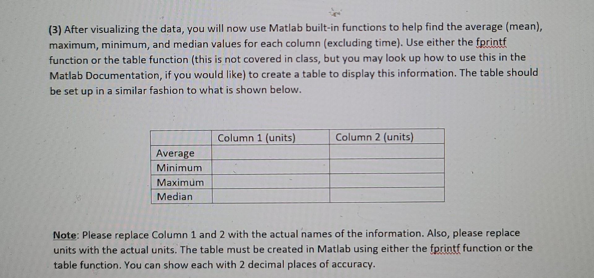 (3) After visualizing the data, you will now use | Chegg.com