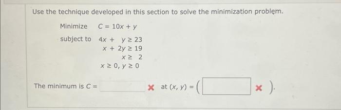 Solved Use the technique developed in this section to solve | Chegg.com
