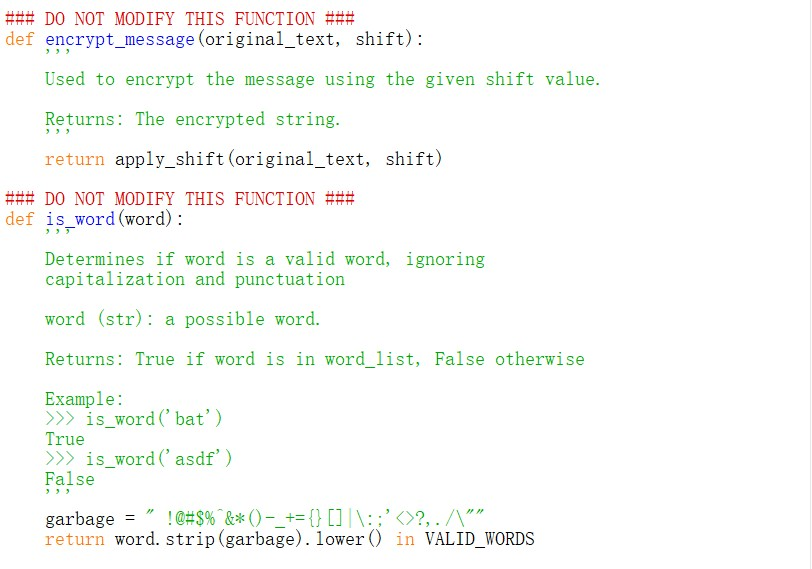Solved import string ### DO NOT MODIFY THIS FUNCTION ### def | Chegg.com