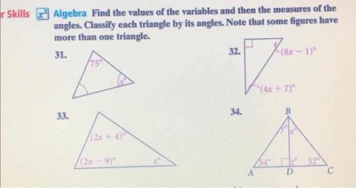 Solved i need help with number 33 if u can please show me | Chegg.com
