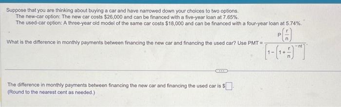 Solved Suppose that you are thinking about buying a car and | Chegg.com