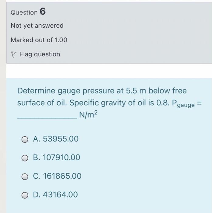 Solved Question 6 Not yet answered Marked out of 1.00 P Flag | Chegg.com