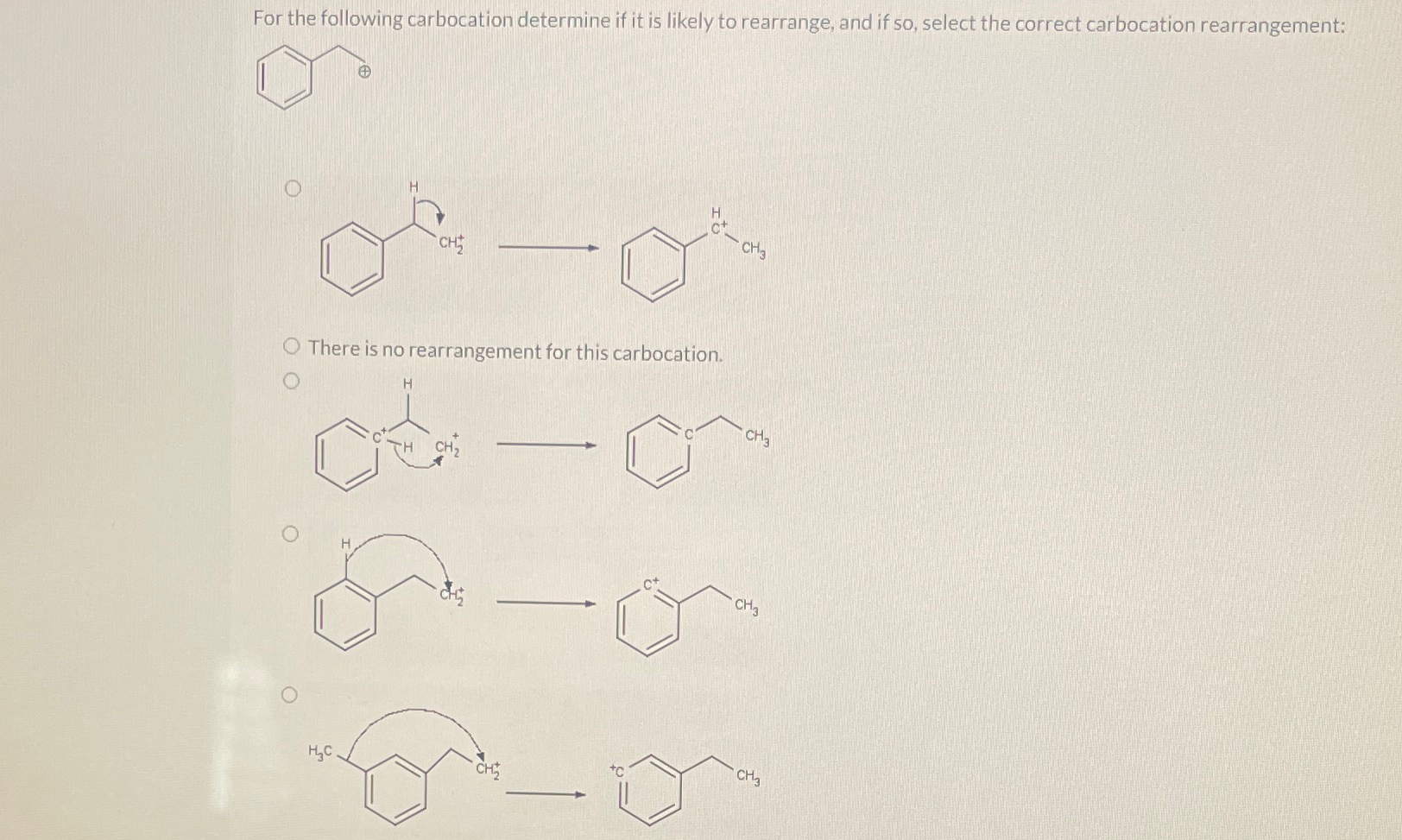 Solved For the following carbocation determine if it is | Chegg.com