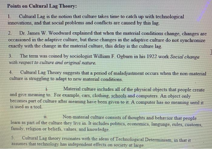 solved-points-on-cultural-lag-theory-1-cultural-lag-is-the-chegg