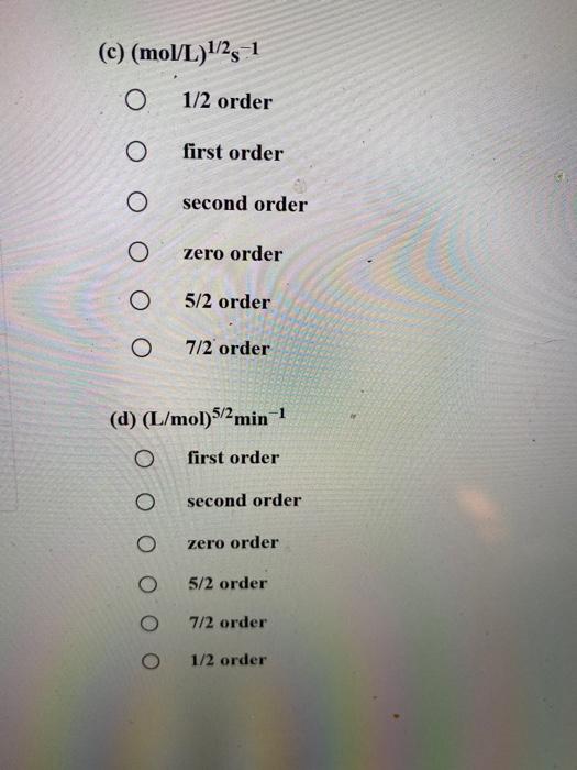 Solved be sure to answer all parts give the overall chegg