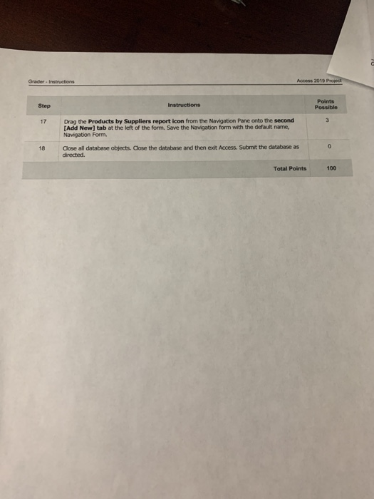 Exp19_access_ch04_cap - Foodies Forms And Reports 1.2 Grader Exp19_Access Ch04_Cap - Foodies Forms and | Chegg.com