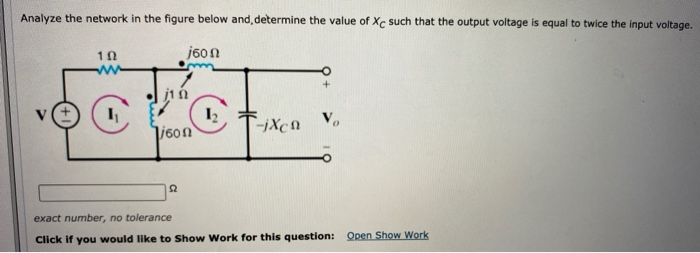 Solved Analyze the network in the figure below and determine | Chegg.com