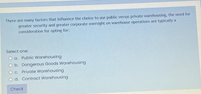 Solved There are many factors that influence the choice to | Chegg.com