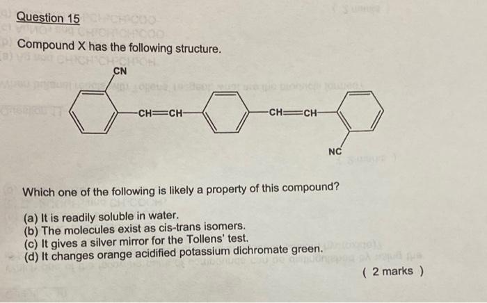 Solved Question 9 Structures of two female hormones oestrone | Chegg.com