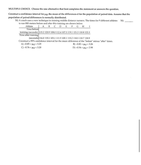 Solved Find the best predicted value of y corresponding to