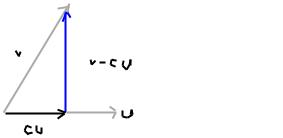 Solved Use The Fact That Proju V C U For Some Scalar Chegg Com