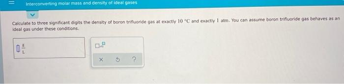calculate to three significant digits the density of