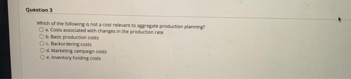 solved-question-3-which-of-the-following-is-not-a-cost-chegg