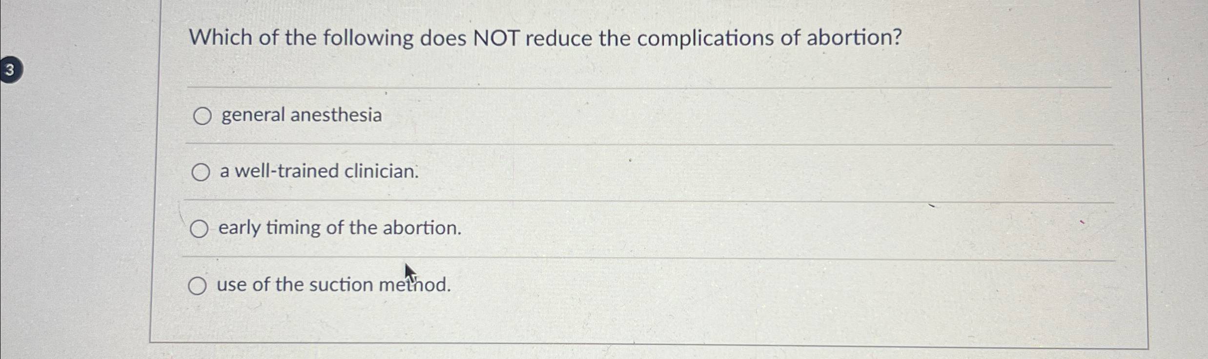 Solved Which of the following does NOT reduce the | Chegg.com