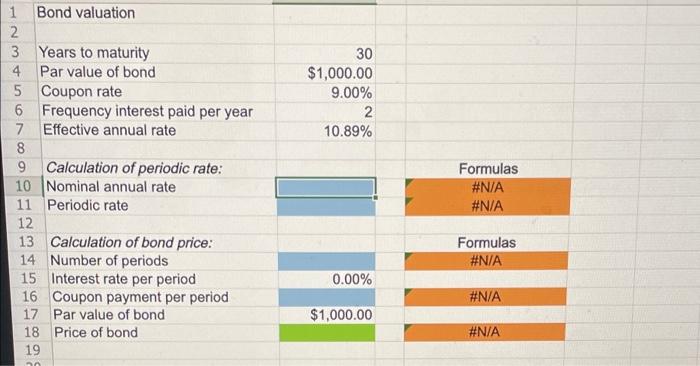 Solved 1 Video Excel Online Structured Activity: Bond | Chegg.com