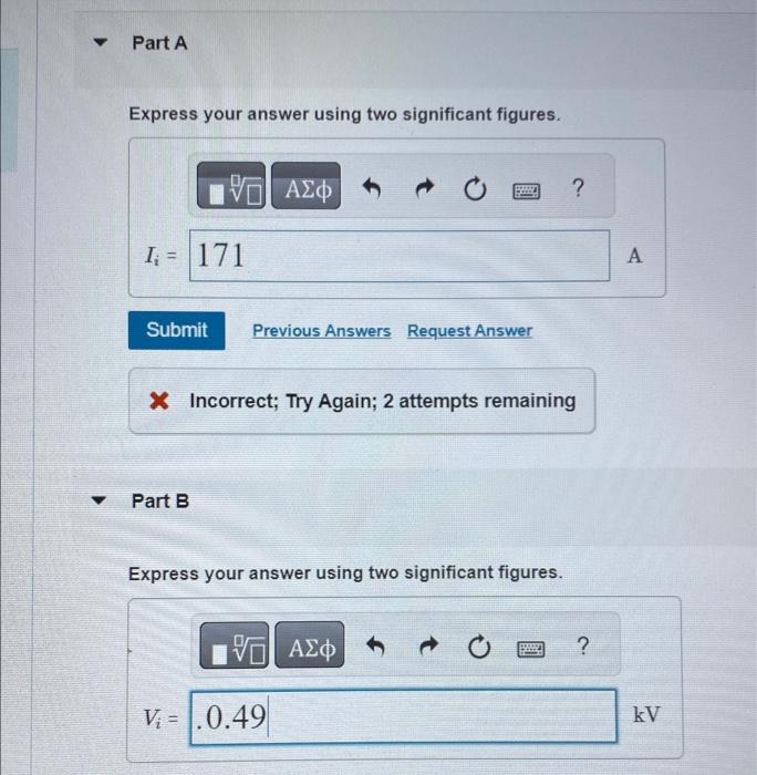 Solved I have solved it several times and both part A & B | Chegg.com