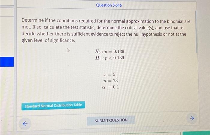 Solved Determine If The Conditions Required For The Normal | Chegg.com