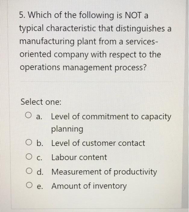 Solved 3 Which Of The Following Statements Is False Chegg Com