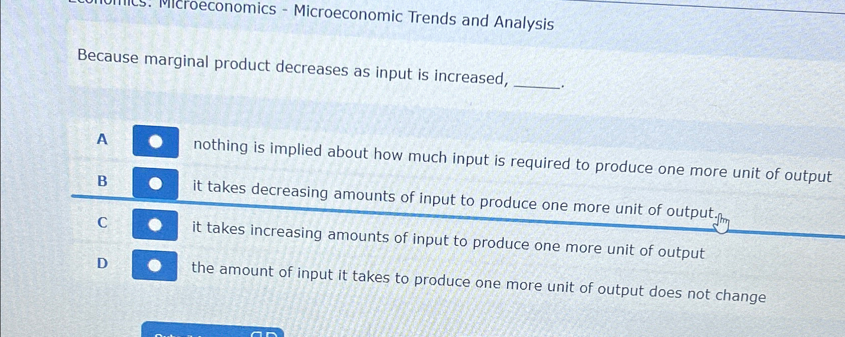 Solved Microeconomics - ﻿Microeconomic Trends and | Chegg.com