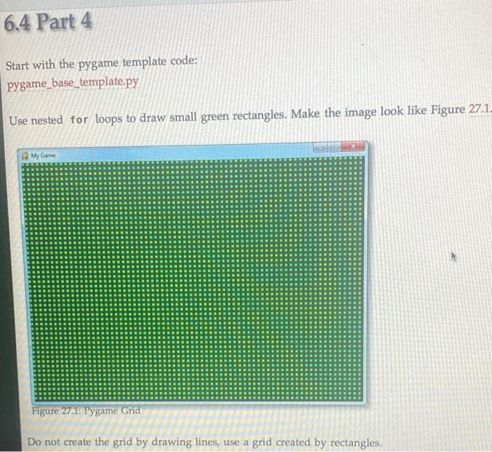 Solved 6.1 Part 1 Write a Python program that will print the | Chegg.com