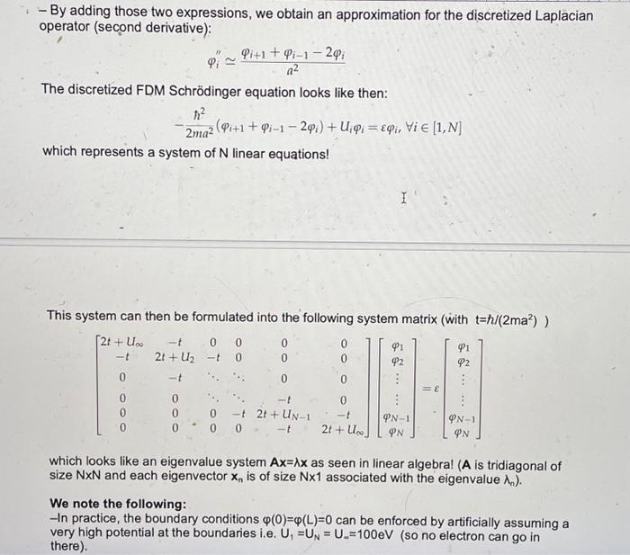Solved Introduction - We will be using the FDM (Finite | Chegg.com
