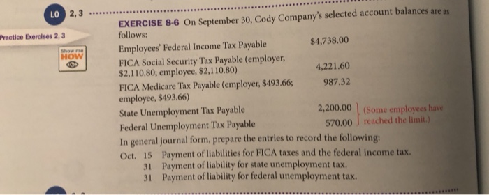 Solved LO 2,3 *** Practice Exercises 2, 3 Show me HOW | Chegg.com