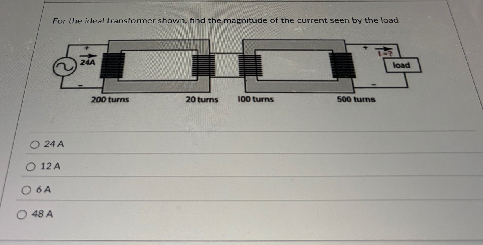 Solved Electrical engineering homework problemFor the ideal | Chegg.com